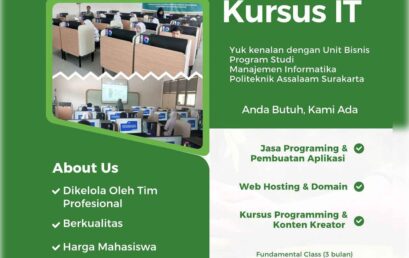 Butuh Jasa Digital & Kursus IT? Tenang, Politeknik Assalaam Surakarta siap membantu!