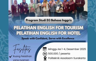 📢 PRODI D3 BAHASA INGGRIS PROUDLY PRESENTS