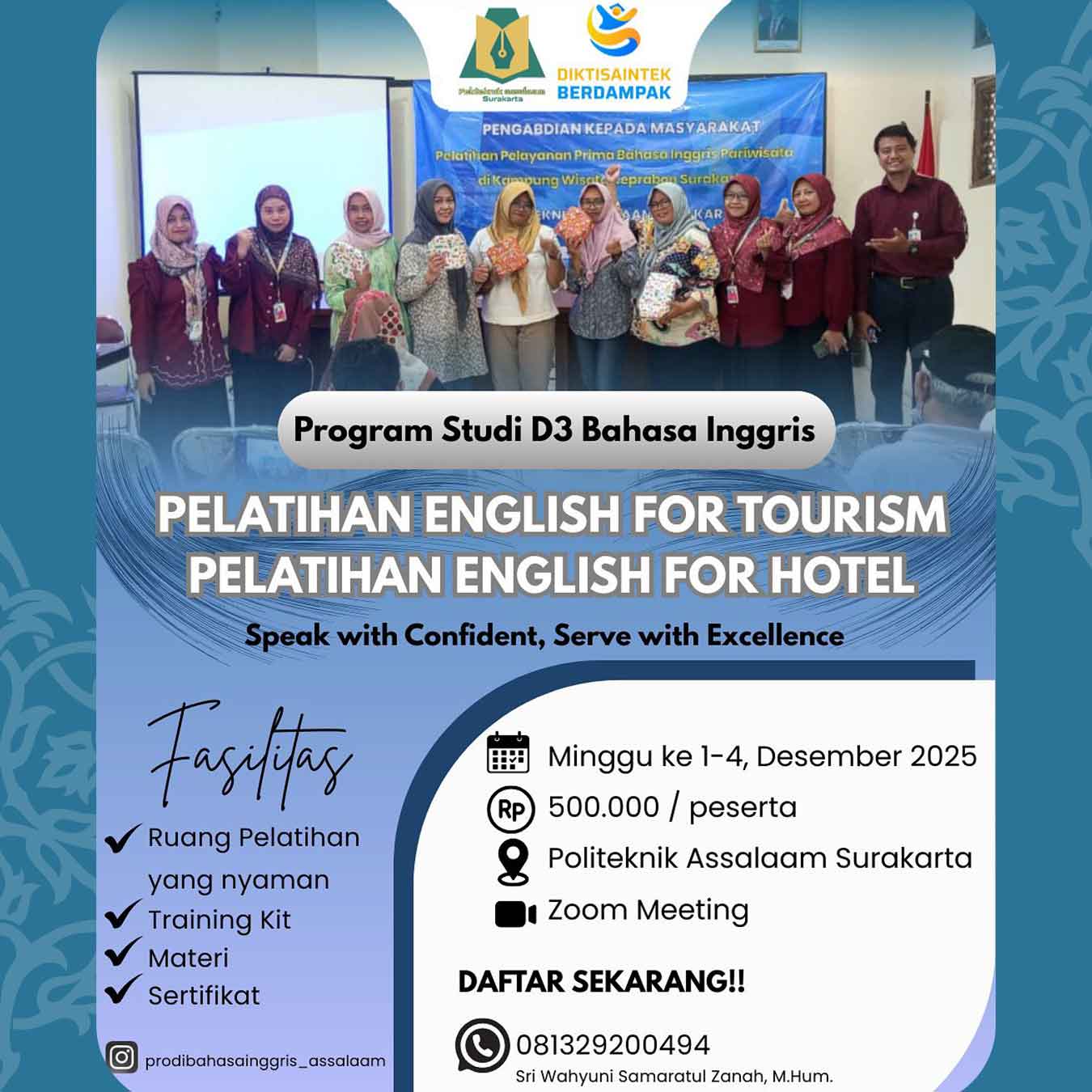 📢 PRODI D3 BAHASA INGGRIS PROUDLY PRESENTS